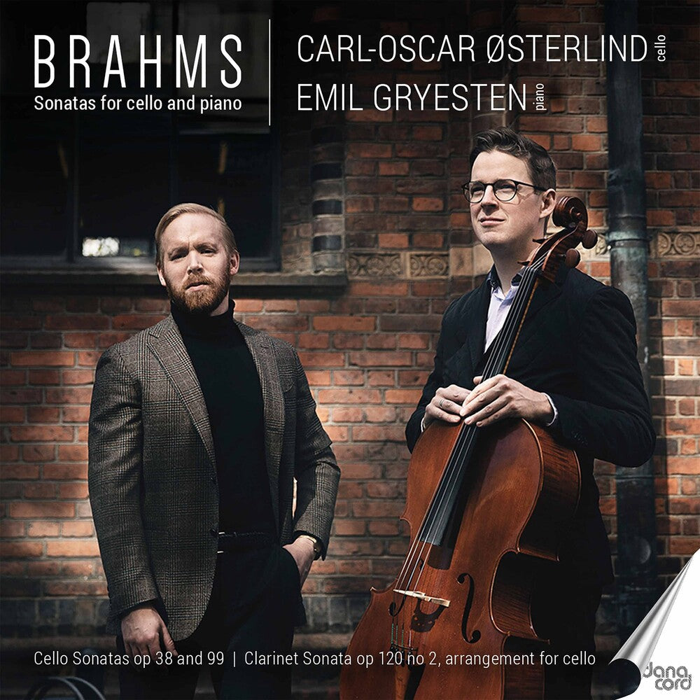 Brahms / Osterlind / Gryesten - Sonatas for Cello & Piano [CD]