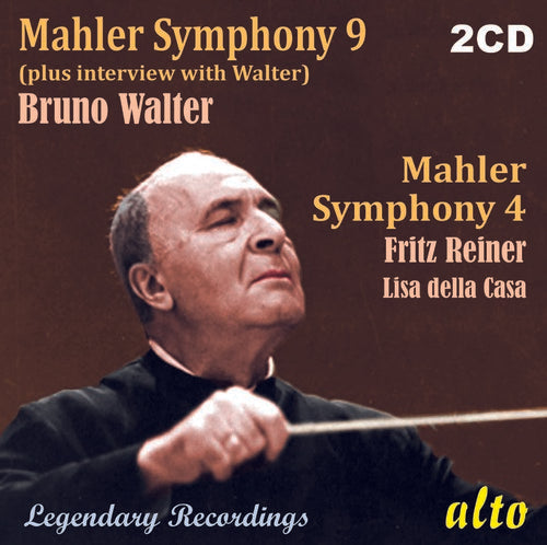 Bruno Walter / Reiner,Fritz - Mahler: Symphony 9 (+interview) Symphony 4 [CD]