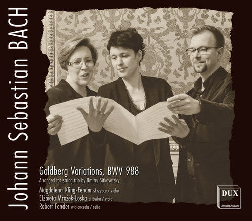 J Bach S / Fender - Goldberg Variations [CD]