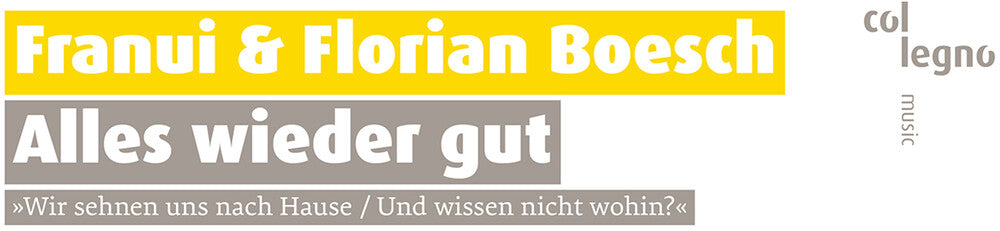 Brahms / Boesch / Franui - Alles Wieder Gut [CD]