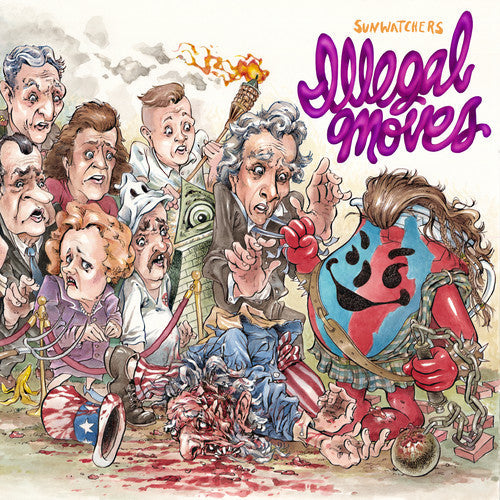 Sunwatchers - Illegal Moves [Blue / Red LP] Vinyl Record