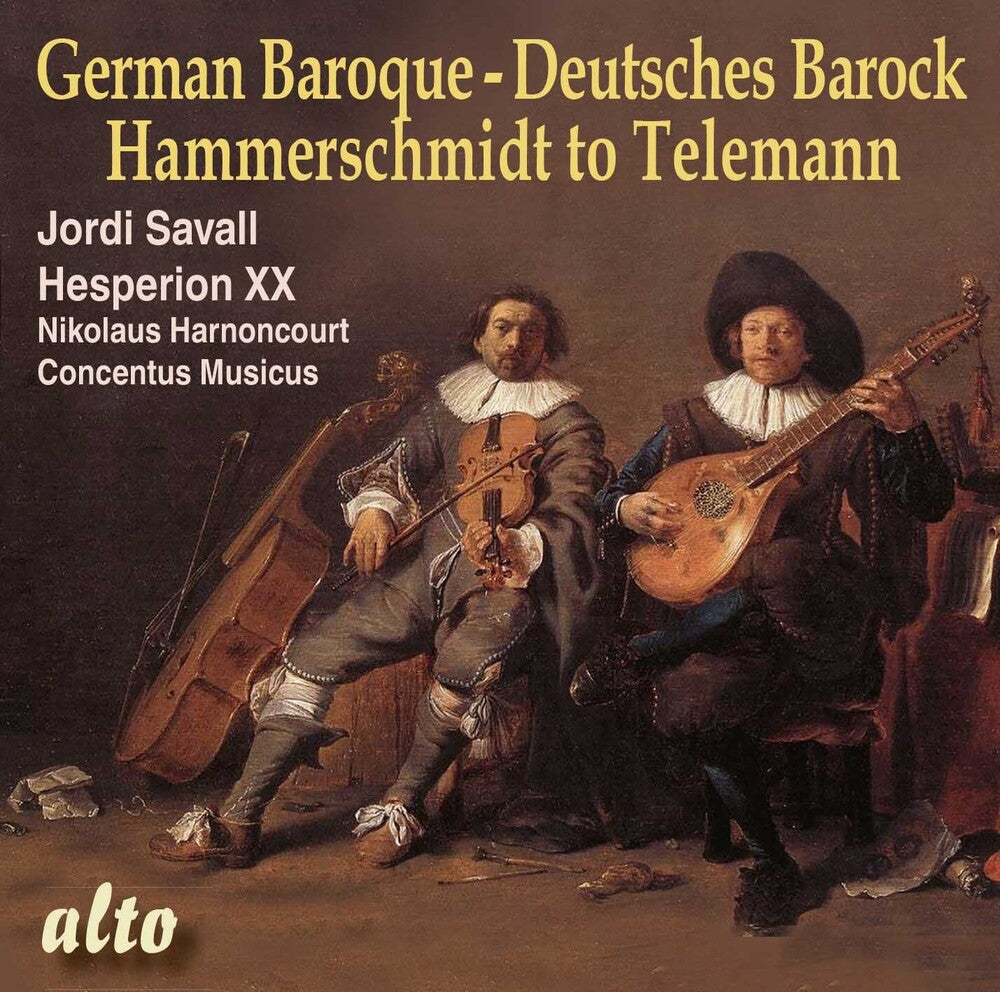 Jordi Savall / Hesperion Xx / Harnoncourt,Nikolaus - German Baroque: From Hammerschmidt to Telemann [CD]