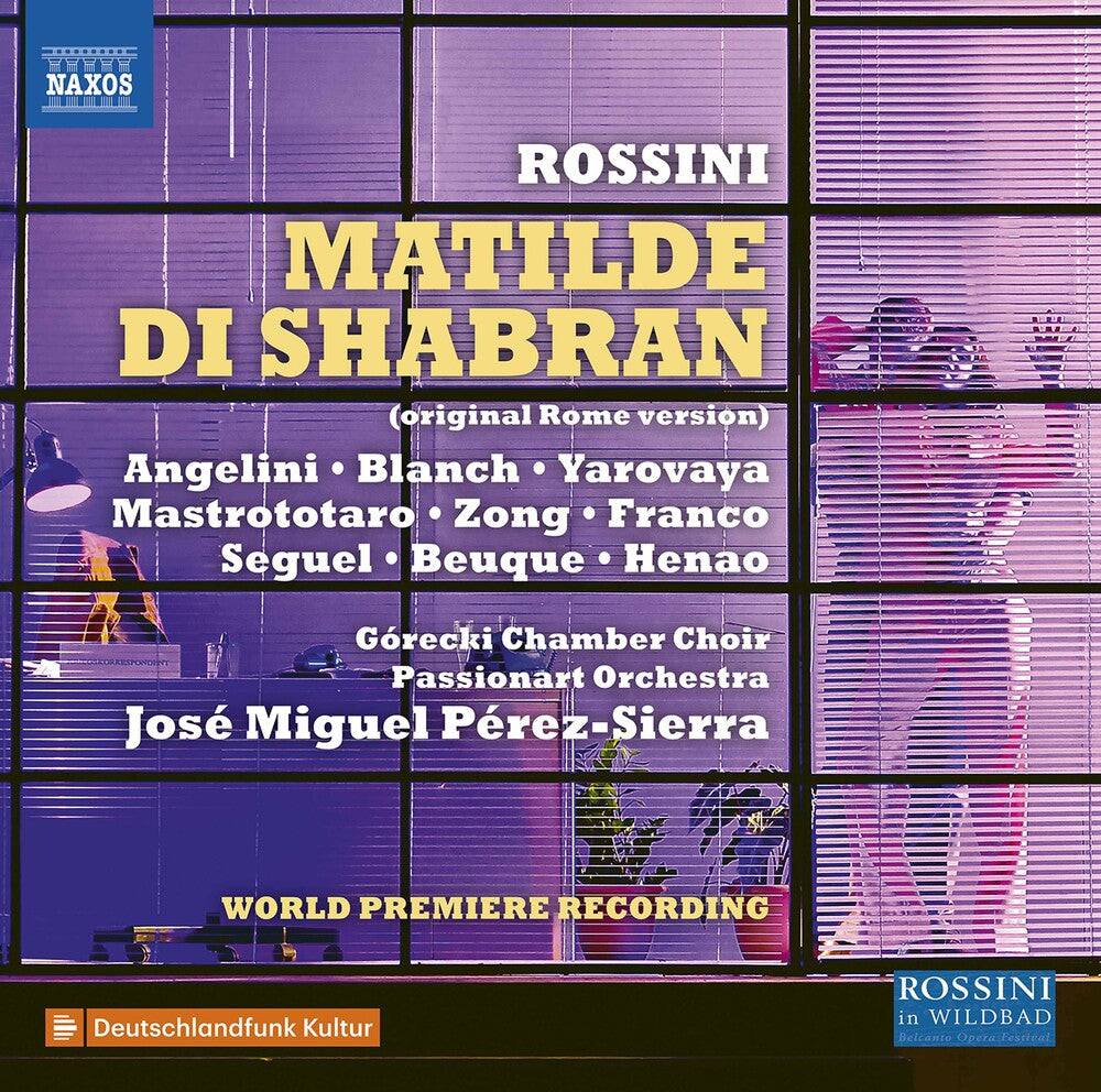 Rossini / Gorecki Chamber Choir / Perez-Sierra - Matilde Di Shabran [3 CD]