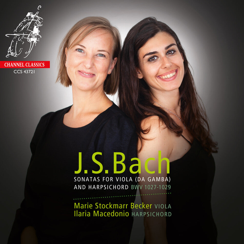 Marie Becker Stockmarr / Macedonio,Ilaria - Bach: Sonatas for Viola (da Gamba) and Harpsichord BWV 1027-1029 [CD]
