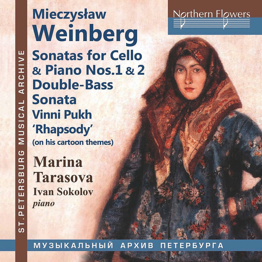 Marina Tarasova / Sokolov,Ivan - Mieczyslaw Weinberg: Sonatas for Cello & Piano Nos. 1 & 2; Double-BassSonata; 'Vinni Pukh' (Winnie The Pooh) Rhapsody [CD]