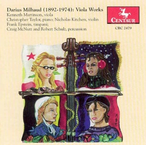 Milhaud / Martinson - Sonata 1 For Viola And Pia [CD]