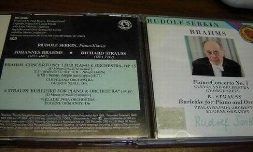Brahms / Cleveland Orch / Szell/ Serkin - Piano Cto No 1 / S [CD]