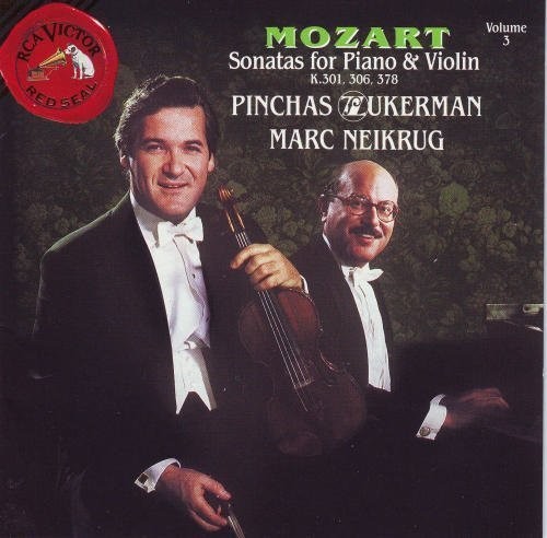 Mozart / Zukerman / Neikrug - Violin Sonatas 3 Music CD