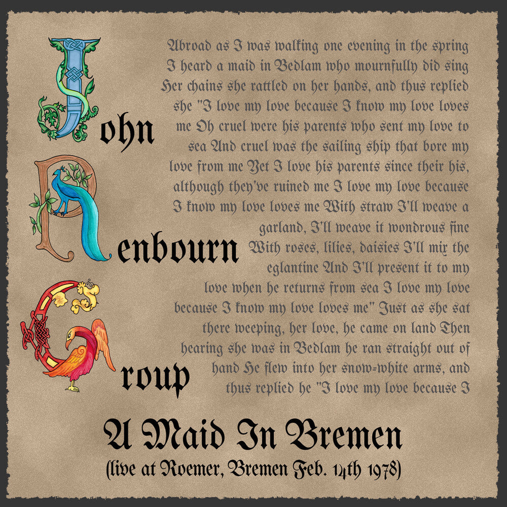 John Renbourn Group - A Maid In Bremen (Live At Roemer, Bremen Feb. 14th 1978) [CD]
