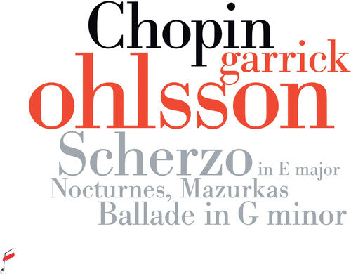 Chopin / Ohlsson - Scherzo in E Major [CD]
