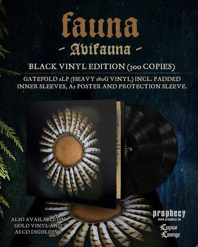 Fauna - Avifauna (Blk) (Gate) [Limited Edition] [180 Gram] (Post) Vinyl Record
