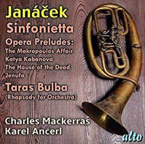 Charles Mackerras & Karel Ancerl - Janacek Sinfonietta Opera Preludes Taras Bulba [CD]