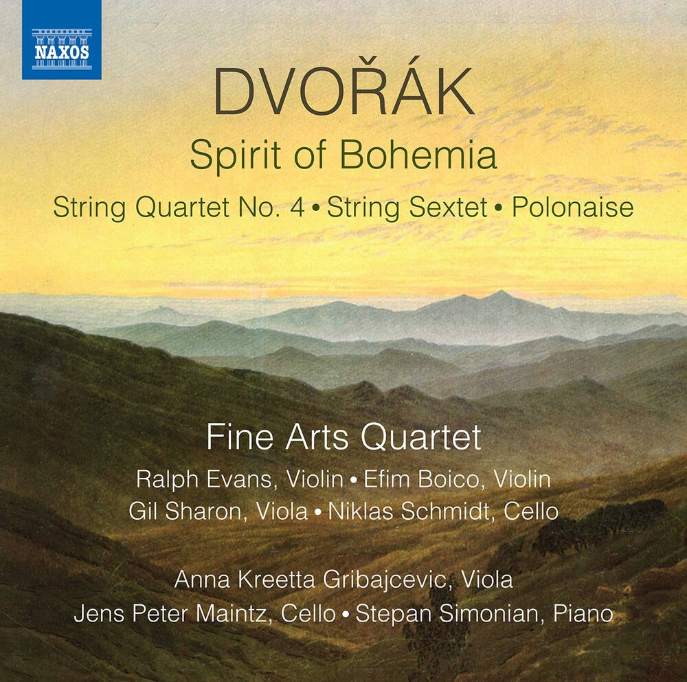 Dvorak / Fine Arts Quartet / Simonian - Spirit of Bohemia [CD]