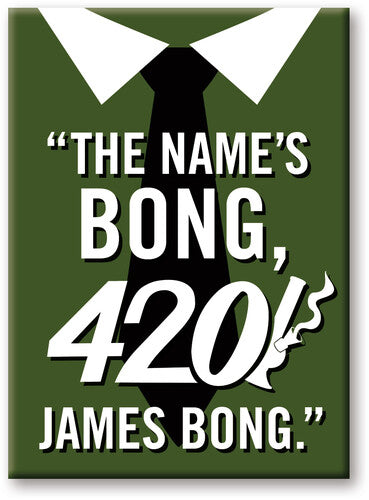 Weed James Bong 2.5 X 3.5 Flat Magnet - Weed James Bong 2.5 X 3.5 Flat Magnet - Collectibles