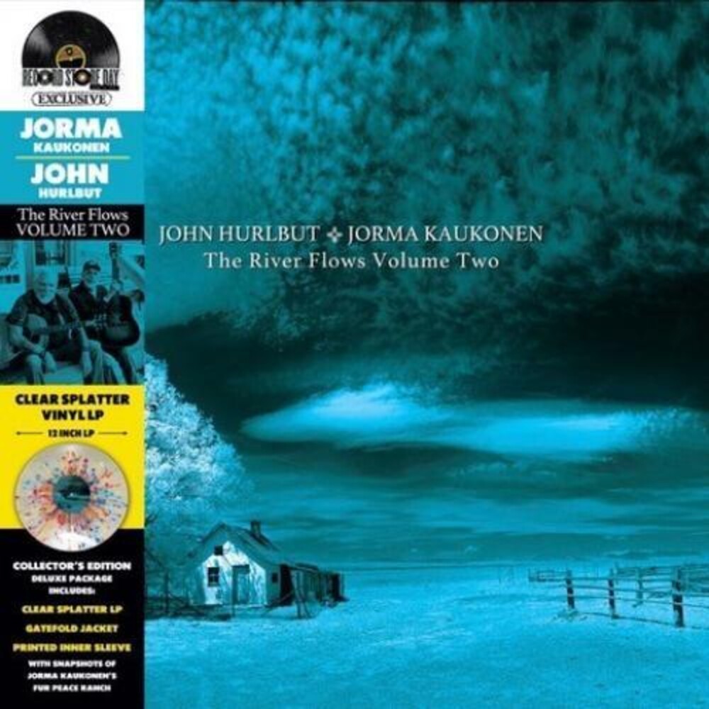 Jorma Kaukonen & John Hurlbut - The River Flows Vol. 2 (Rsd) [Clear Vinyl] [Record Store Day] [RSD Drops 2021] Vinyl Record