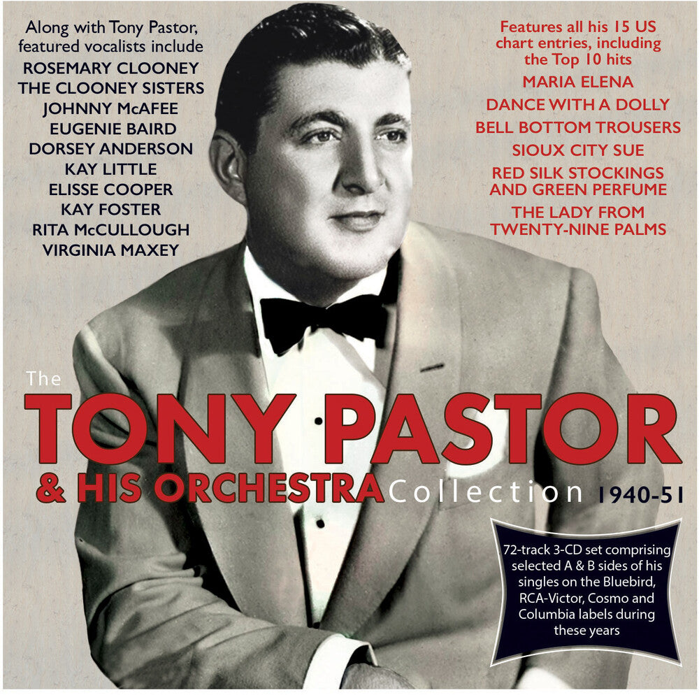 Tony Pastor  & His Orchestra - Collection 1940-51 [CD]
