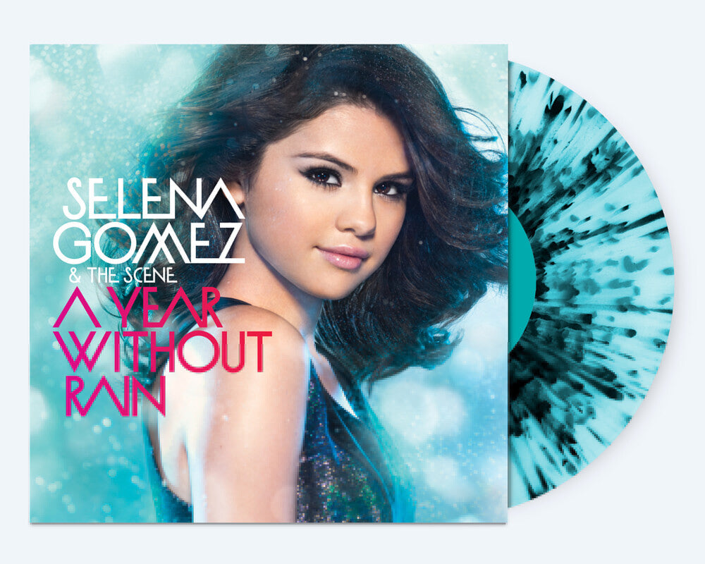 Selena Gomez  & Scene - Year Without Rain (Blk) (Blue) [Clear Vinyl] (Spla) Vinyl Record