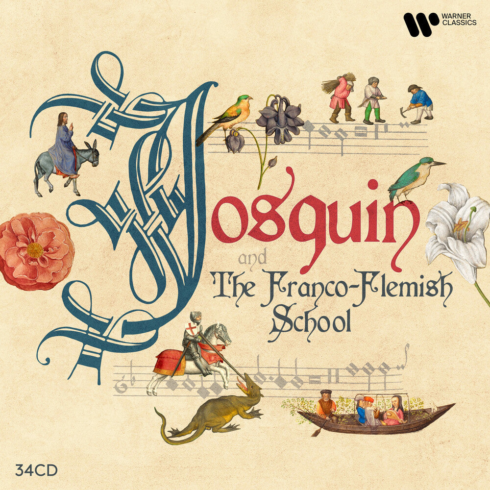 Ensemble Gilles Binchois - Josquin & the Franco-Flemish School (34 CD) [CD]