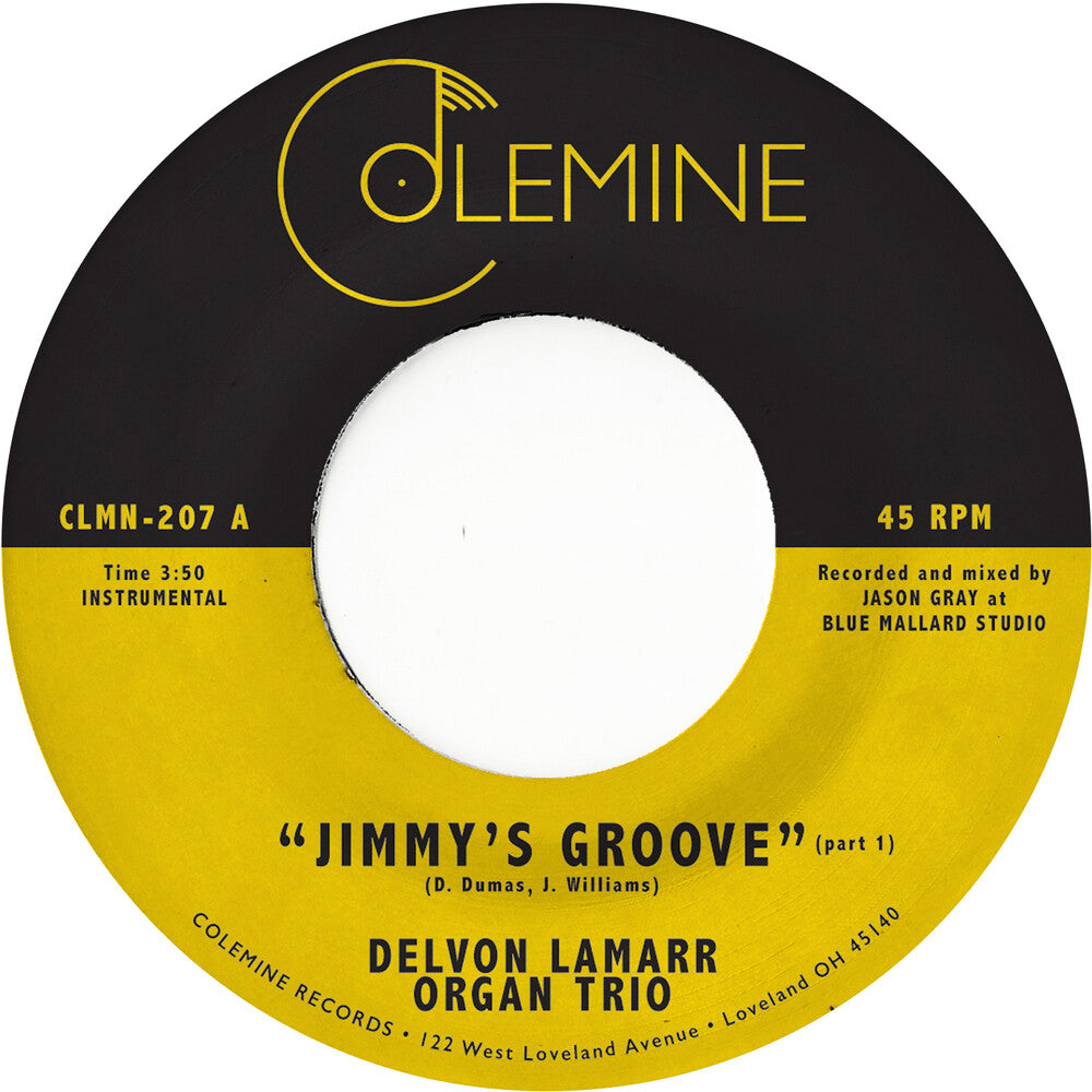 Delvon Lamarr Organ Trio - Jimmy's Groove [7" Vinyl]