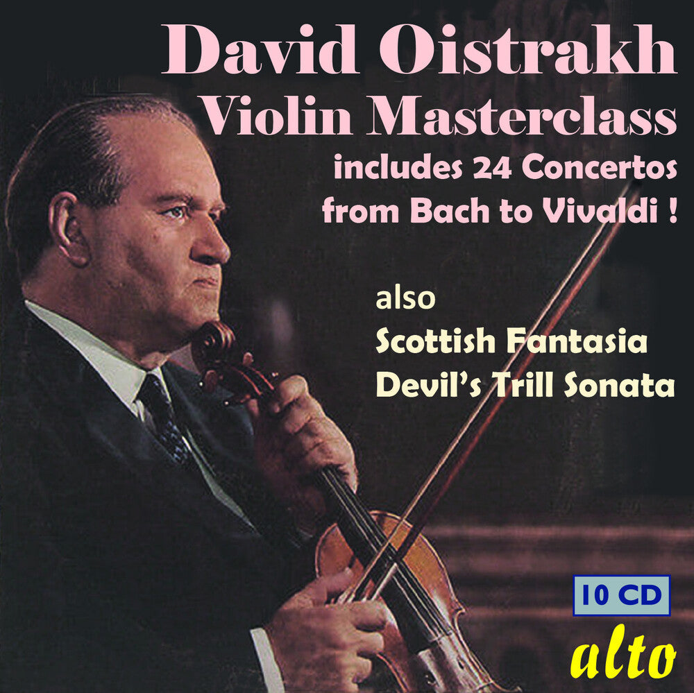 David Oistrakh - Violin Masterclass 24 Concs From Bach To Vivaldi [CD]