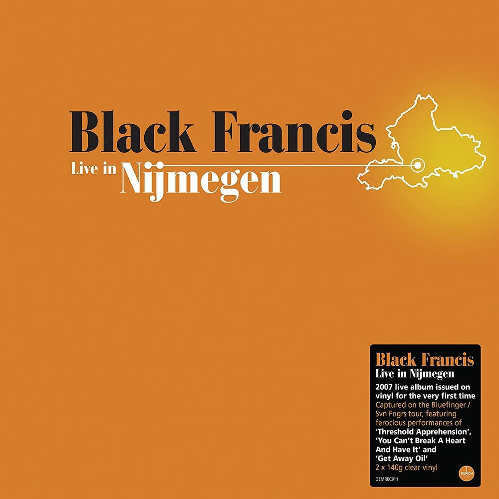 Black Francis - Live In Nijmegen [Clear Vinyl] (Ofgv) (Uk) Vinyl Record