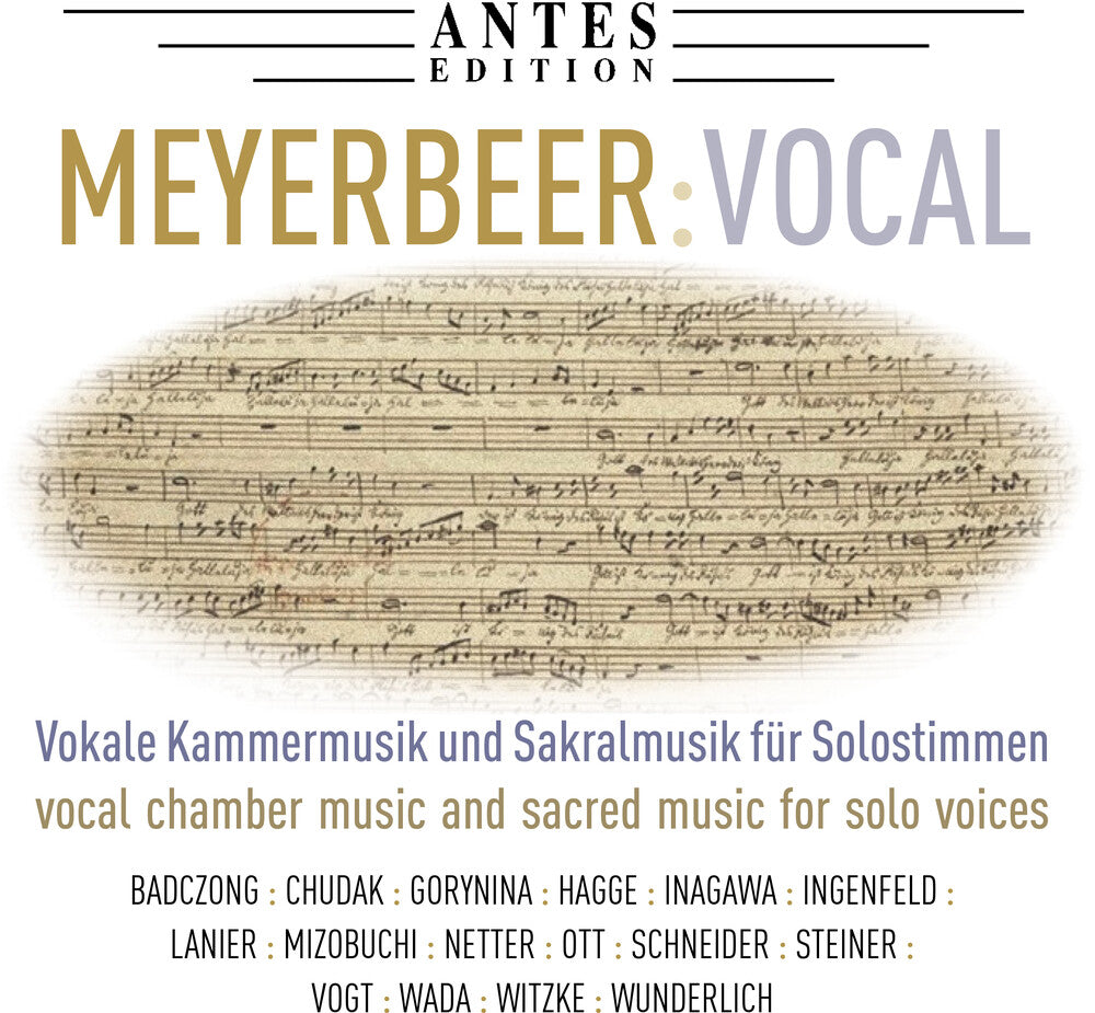 Meyerbeer - Vocal Works (2pk) [CD]