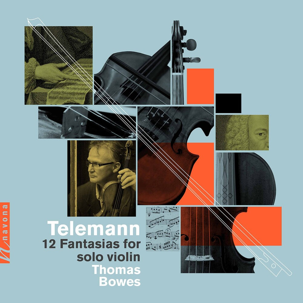 Telemann / Bowes - 12 Fantasias For Solo Violin [CD]