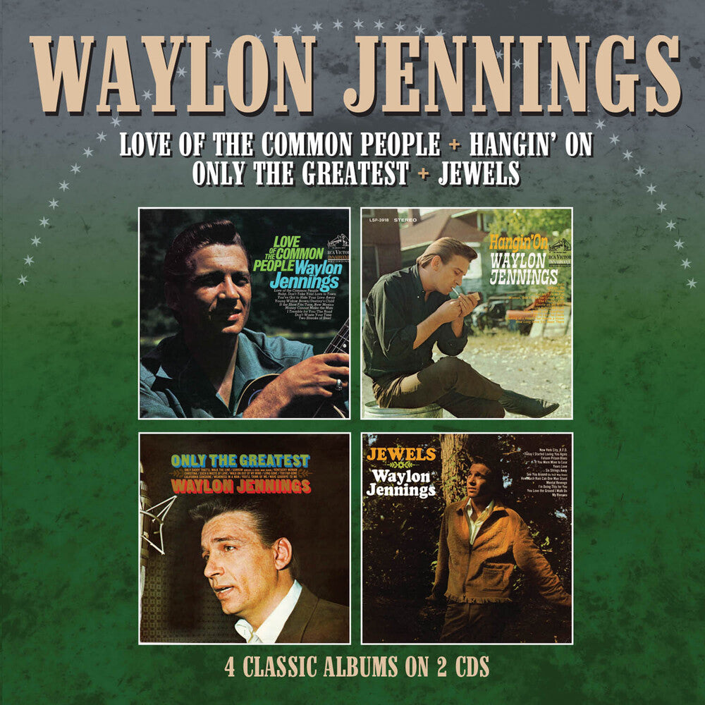 Waylon Jennings - Love Of Common / Hangin / Only Greatest / Jewels [CD]