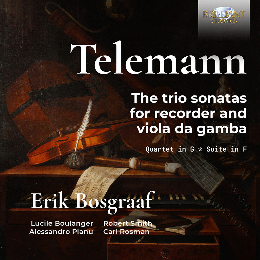 Telemann / Bosgraaf / Pianu - Trio Sonatas For Recorder [CD]