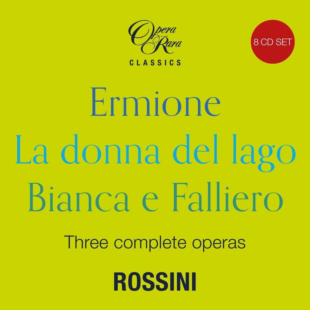 Gregory Kunde - Rossini In 1819 - Three Complete Operas (Ermione [CD]