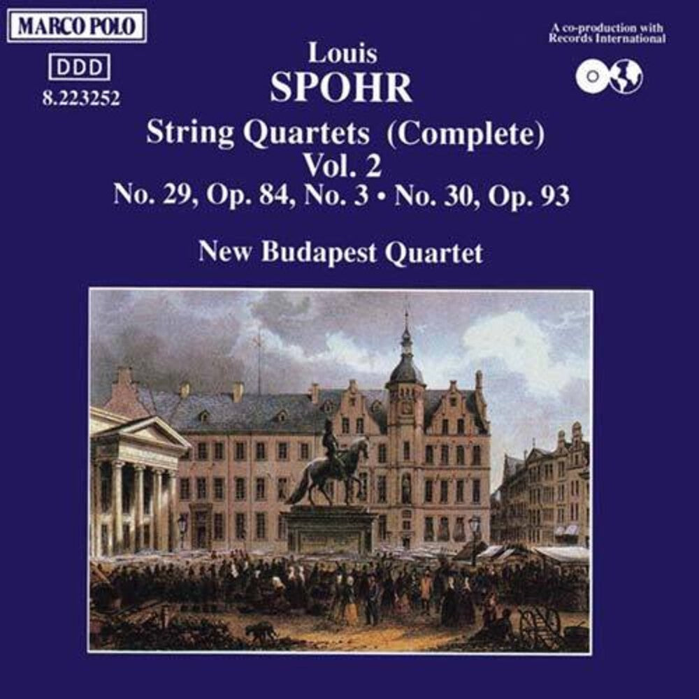 Spohr / New Budapest Quartet - Complete String Quartets 2 [CD]