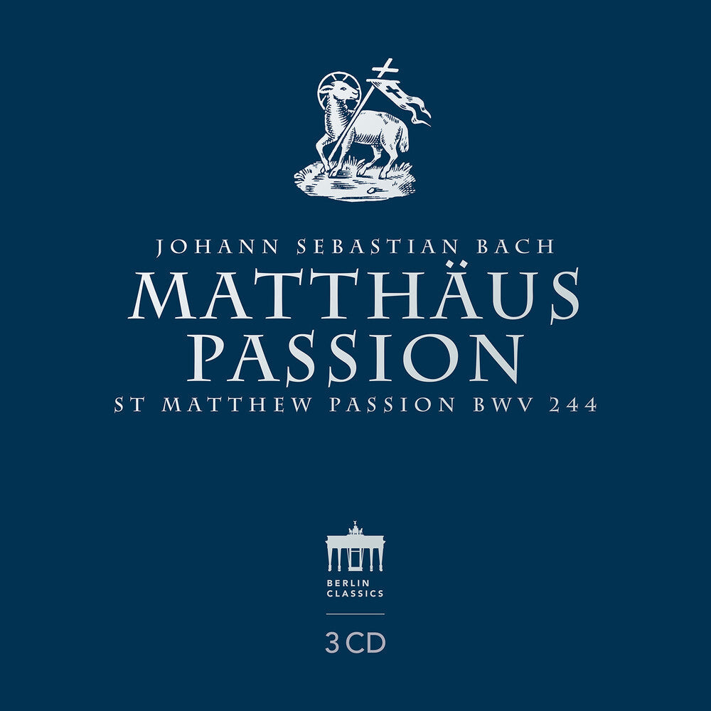 J Bach .S. / Mauersberger / Adam - St Matthew Passion (3pk) [CD]