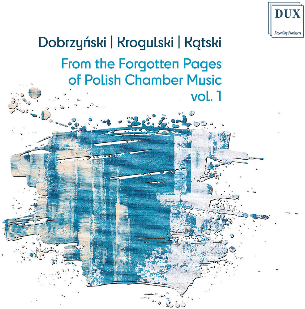 Dobrzynski / Polish Piano Trio / Sumlinska - From The Forgotten Pages Of Polish Chamber Music 1 [CD]