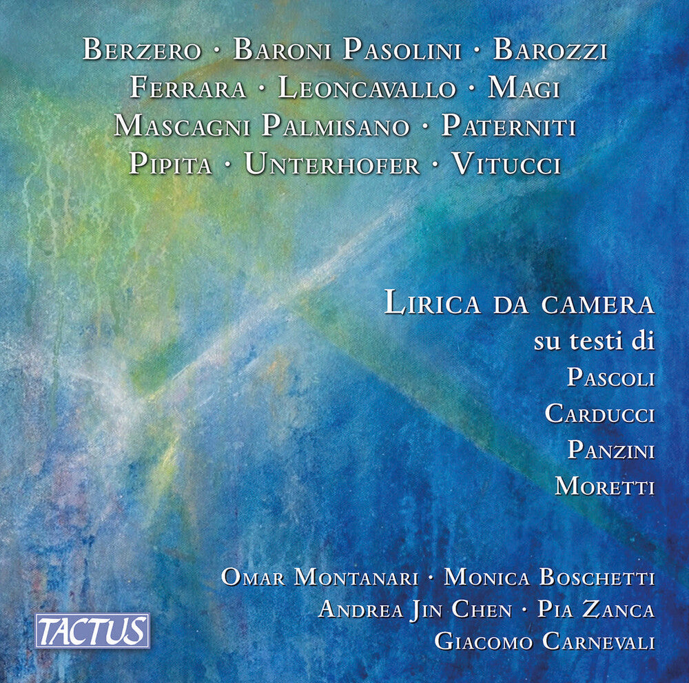 Barozzi / Boschetti / Chen - Lirica Da Camera Su Testi Di Pascoli Carducci Ti [CD]