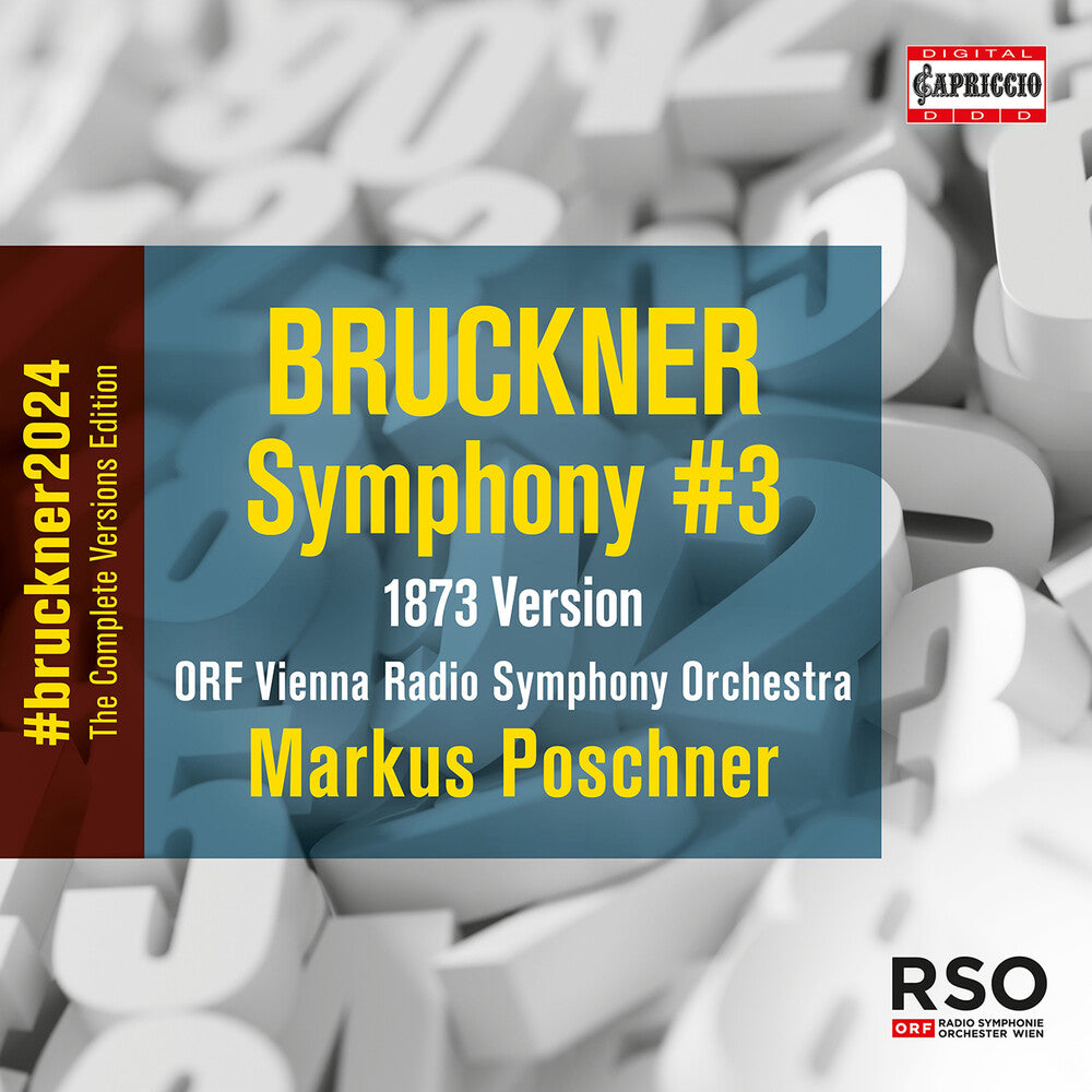 Bruckner / Orf Vienna Radio Symphony Orch - Symphony 3 (1873) [CD]