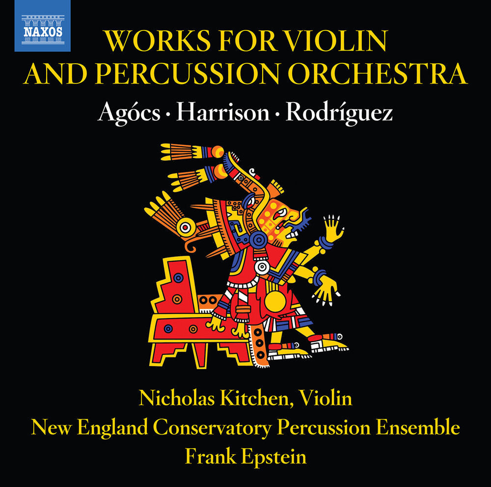 Agocs / Kitchen / New England Conservatory - Works for Violin & Percussion Orch [CD]
