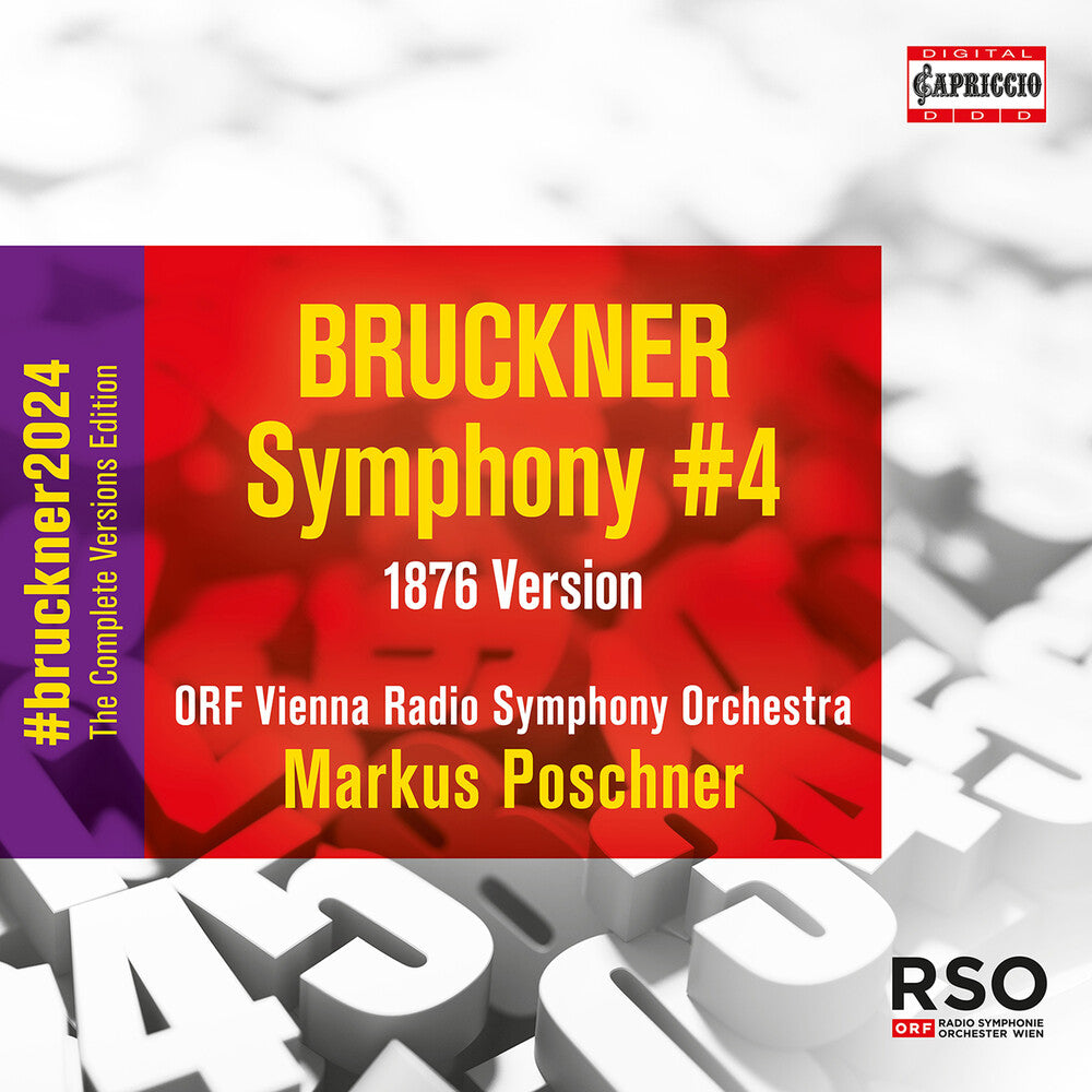 Bruckner / Orf Vienna Radio Symphony Orchestra - Symphony No. 4 (1876 Version) [CD]