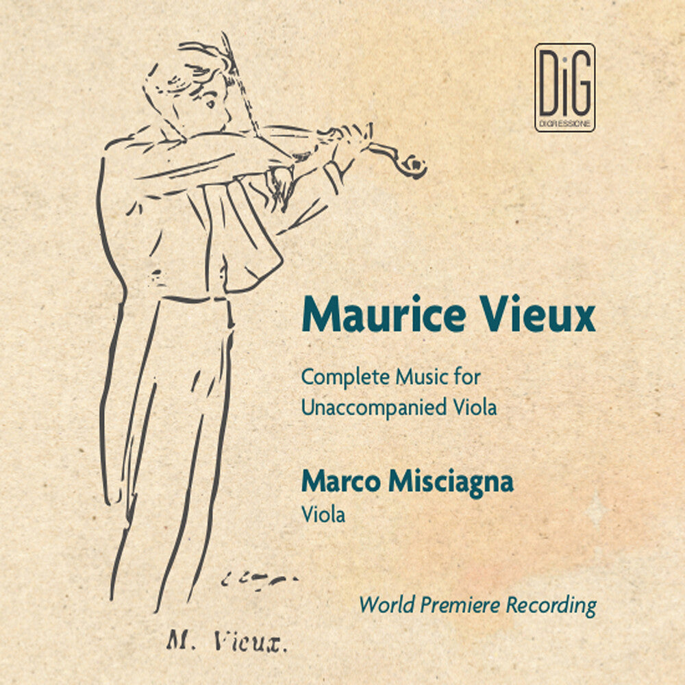 Vieux / Marco Misciagna - Complete Music For Unaccompanied Viola [CD]