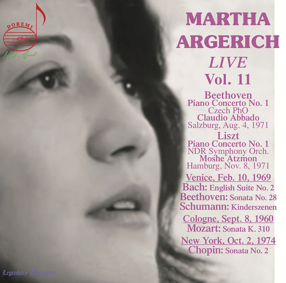Bach / Argerich / Czech Philharmonic - V11: Martha Argerich Live [CD]