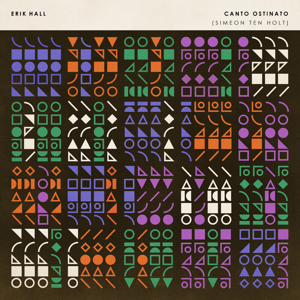 Hall, Erik - Canto Ostinato [CD]