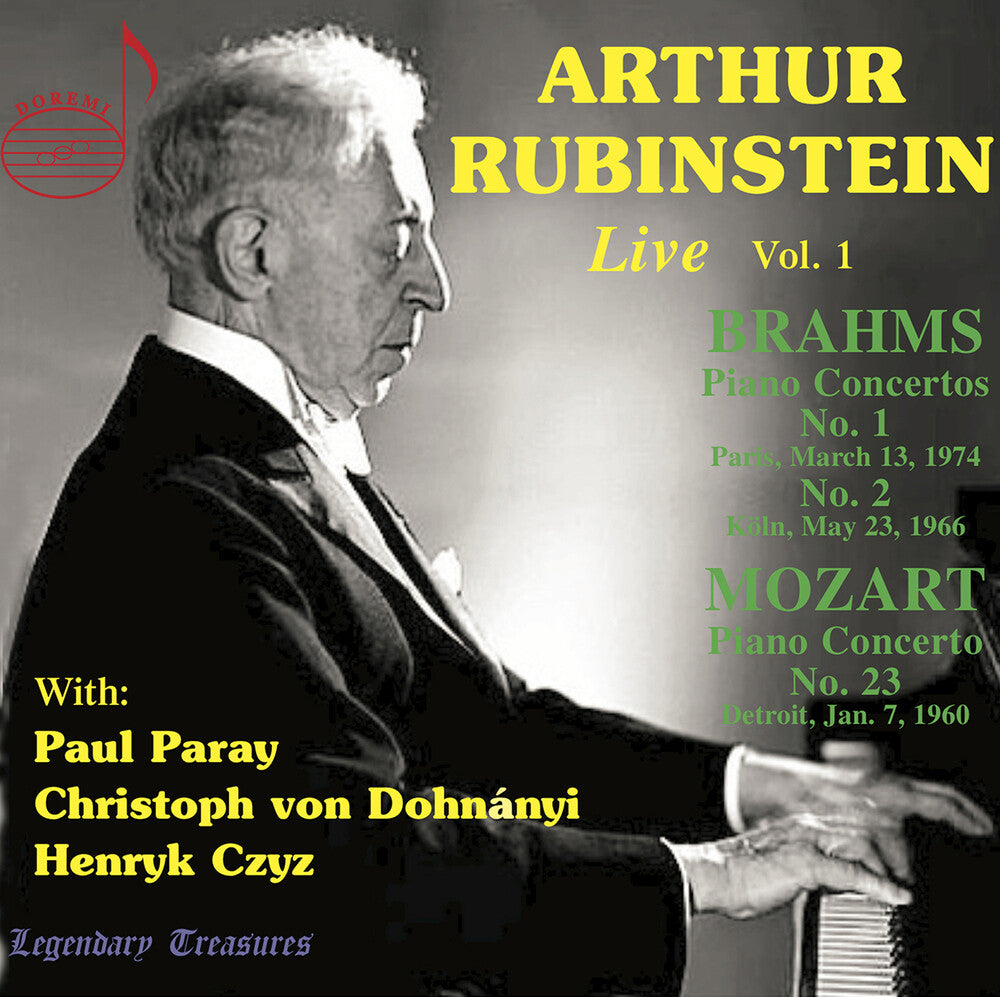 Brahms / Chopin / Mozart - Arthur Rubinstein Live, Vol. 1 [CD]