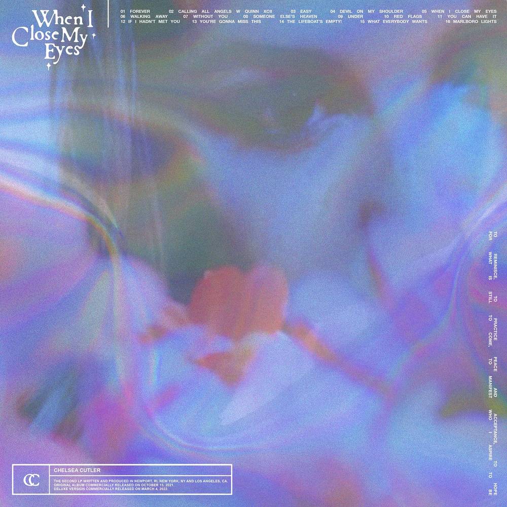 Chelsea Cutler - When I Close My Eyes [Deluxe Clear 2 LP] Vinyl Record