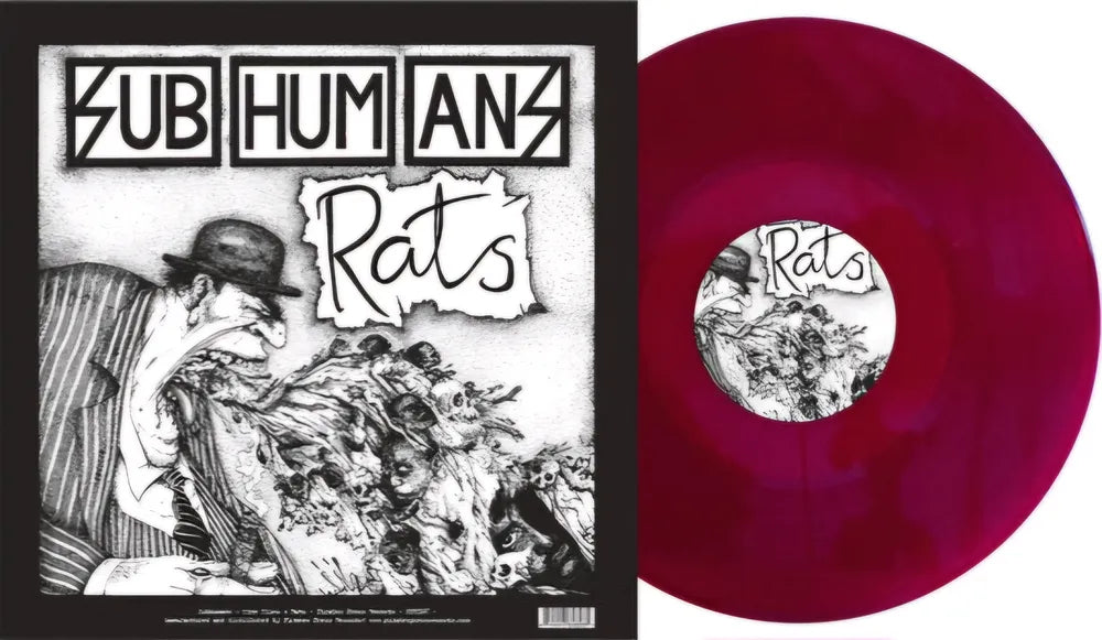 Subhumans - Time Flies + Rats [RSD Essential Indie Colorway Deep Purple LP] Vinyl Record