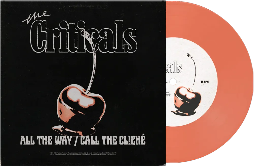 The Criticals - All The Way / Call The Cliche [7inch Peach Vinyl]