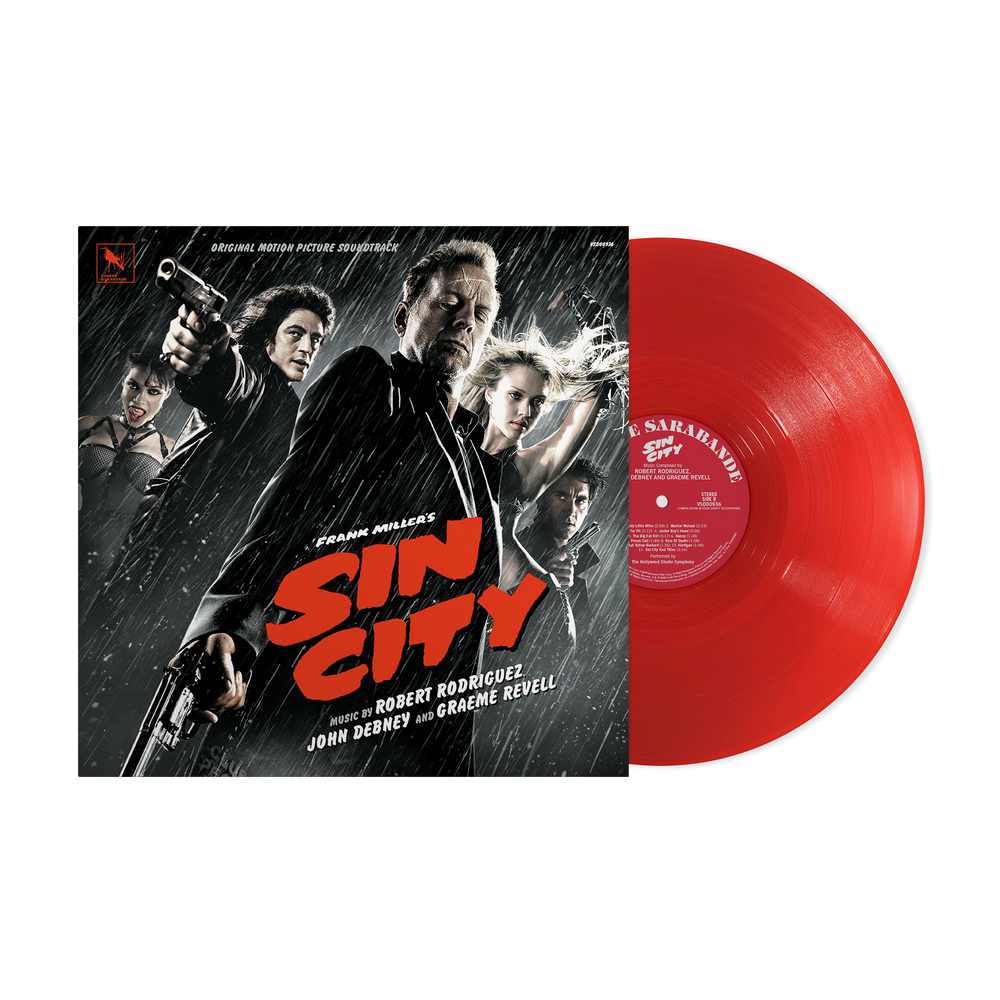 Pre-Order: Graeme Revell, John Debney & Robert Rodriguez - Sin City - Original Motion Picture Soundtrack [Blood Red Translucent]