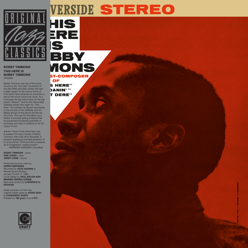 Pre-Order: Bobby Timmons - This Here Is Bobby Timmons (Original Jazz Classics Series) [LP]