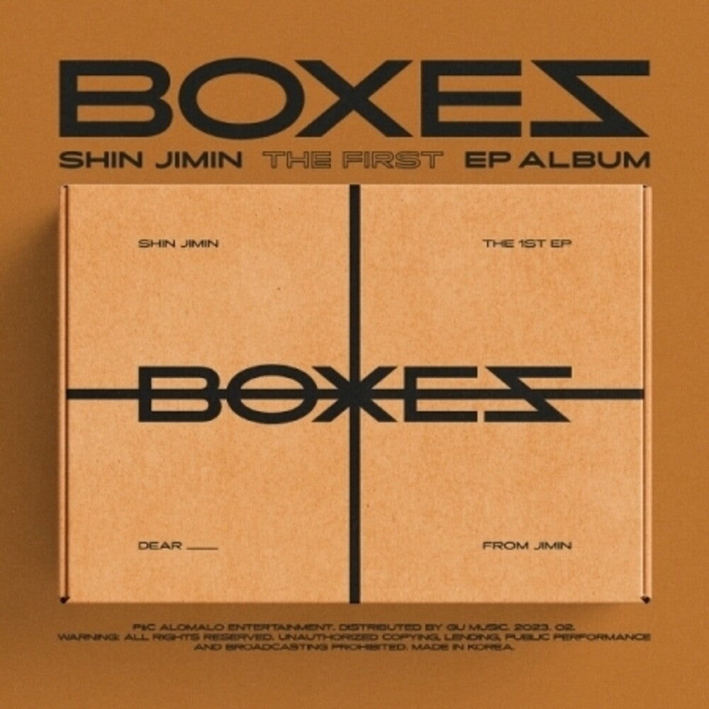 Shin Jimin - Boxes (1st Ep) (Post) (Stic) (Gtrp) (Phot) (Asia) [CD]