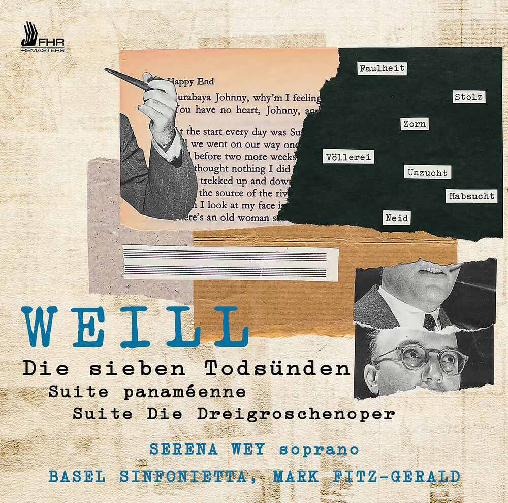 Weill / Wey / Sinfonietta - Die Dreigroschenoper Die Sieben Todsunden Suite [CD]