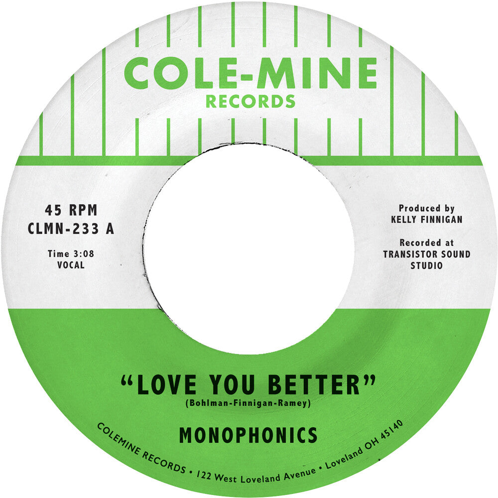 Monophonics & Kelly Finnigan - Love You Better / Shape Of My Teardrops [7" Vinyl]