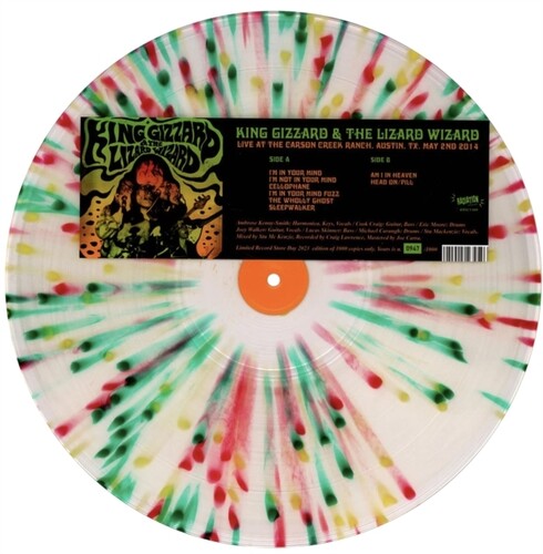 King Gizzard & The Lizard Wizard - Live At The Carson Creek Ranch Austin Tx May 2nd - Vinyl Record